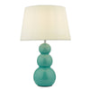 Mia Table Lamp Blue Ceramic With Shade
