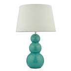 Mia Table Lamp Blue Ceramic With Shade