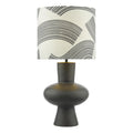 Miho Table Lamps Black/Bronze With Shade