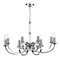 Murray 8 Light Dual Mount Pendant Polished Chrome