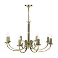 Murray 8 Light Dual Mount Pendant Antique Brass