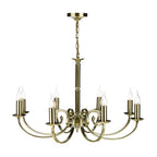 Murray 8 Light Dual Mount Pendant Antique Brass