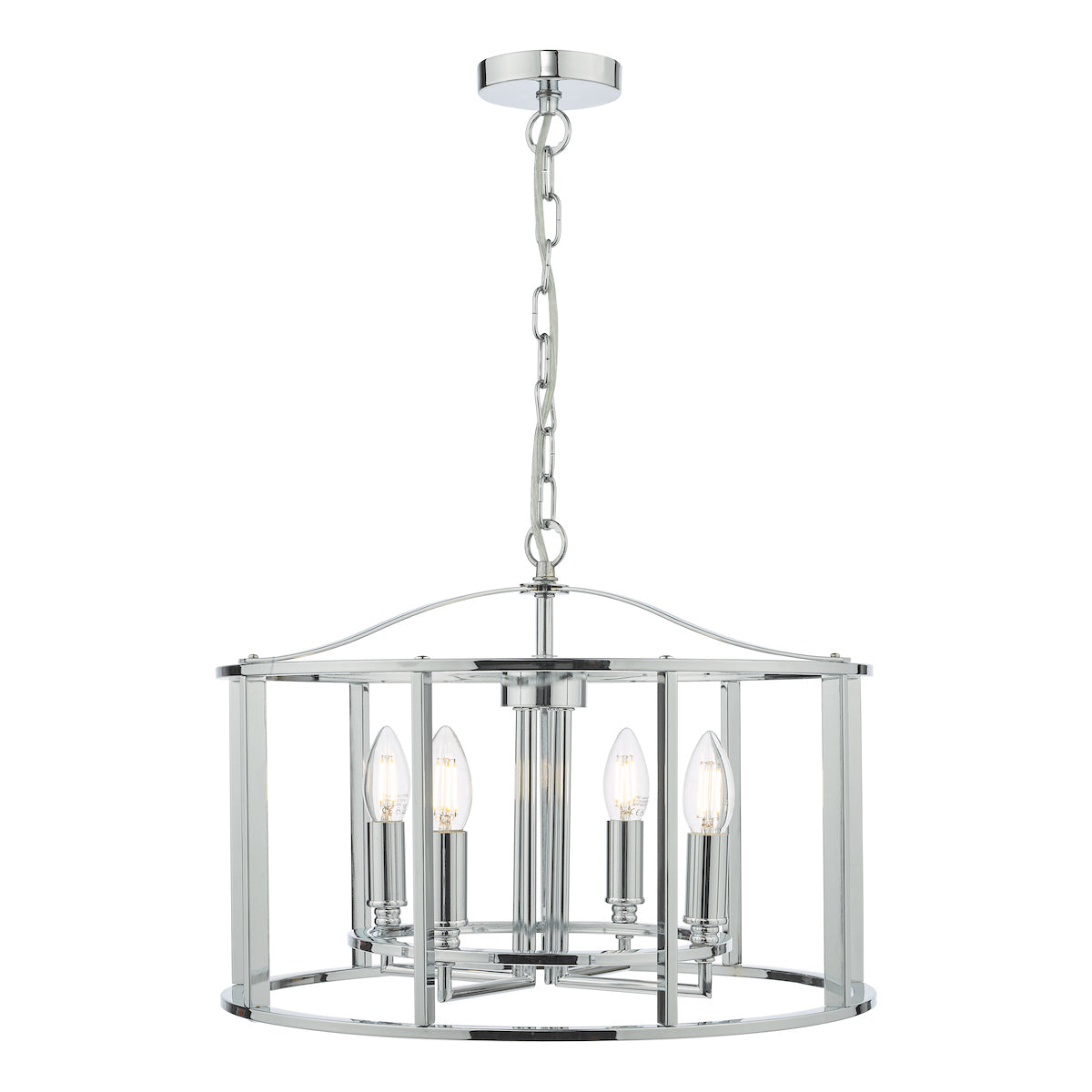 Myka 4 Light Pendant Polished Chrome