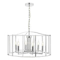 Myka 6 Light Pendant Polished Chrome