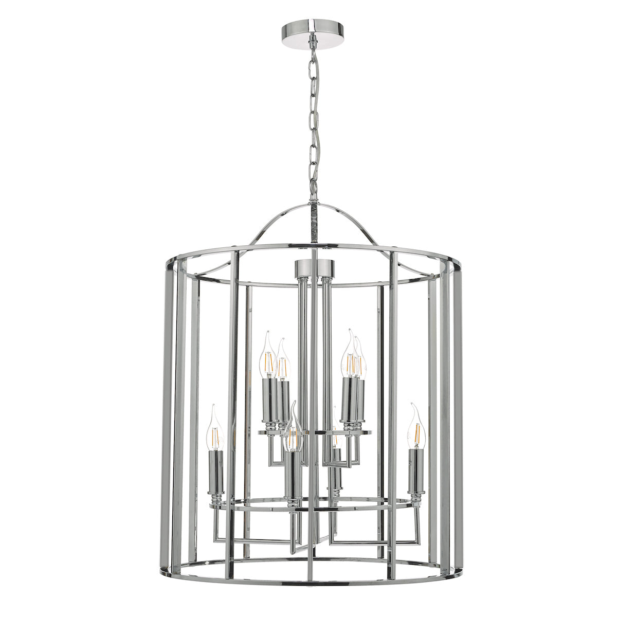 Myka 8lt Lantern Polished Chrome