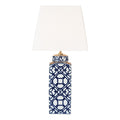 Mystic Table Lamps Blue And White Base Only