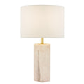 Nalani Table Lamps Pink Marble Effect With Shade