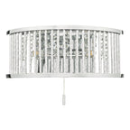 Nantes 2 Light Wall Light Polished Chrome Aluminium