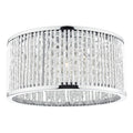 Nantes 3 Light Flush Polished Chrome