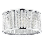 Nantes 3 Light Flush Polished Chrome