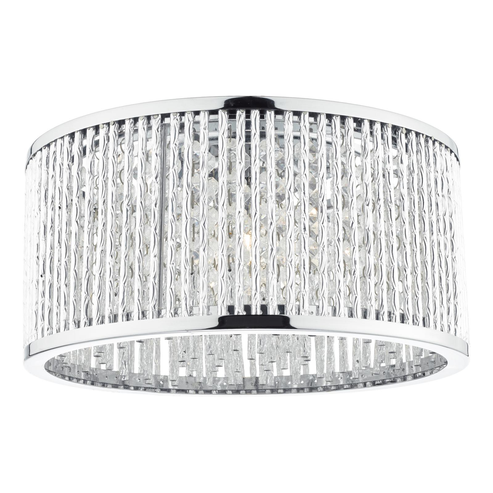 Nantes 3 Light Flush Polished Chrome