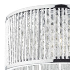 Nantes 3 Light Flush Polished Chrome