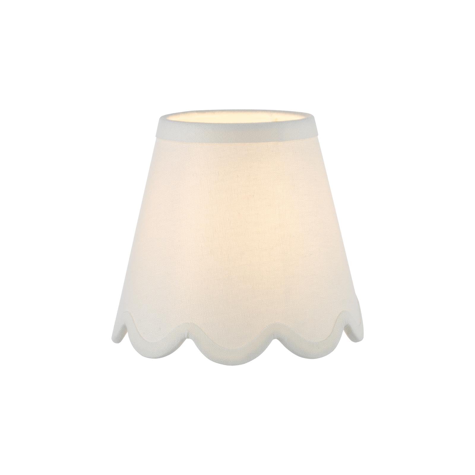 Nerita Ivory Linen Tapered drum Shade 15cm