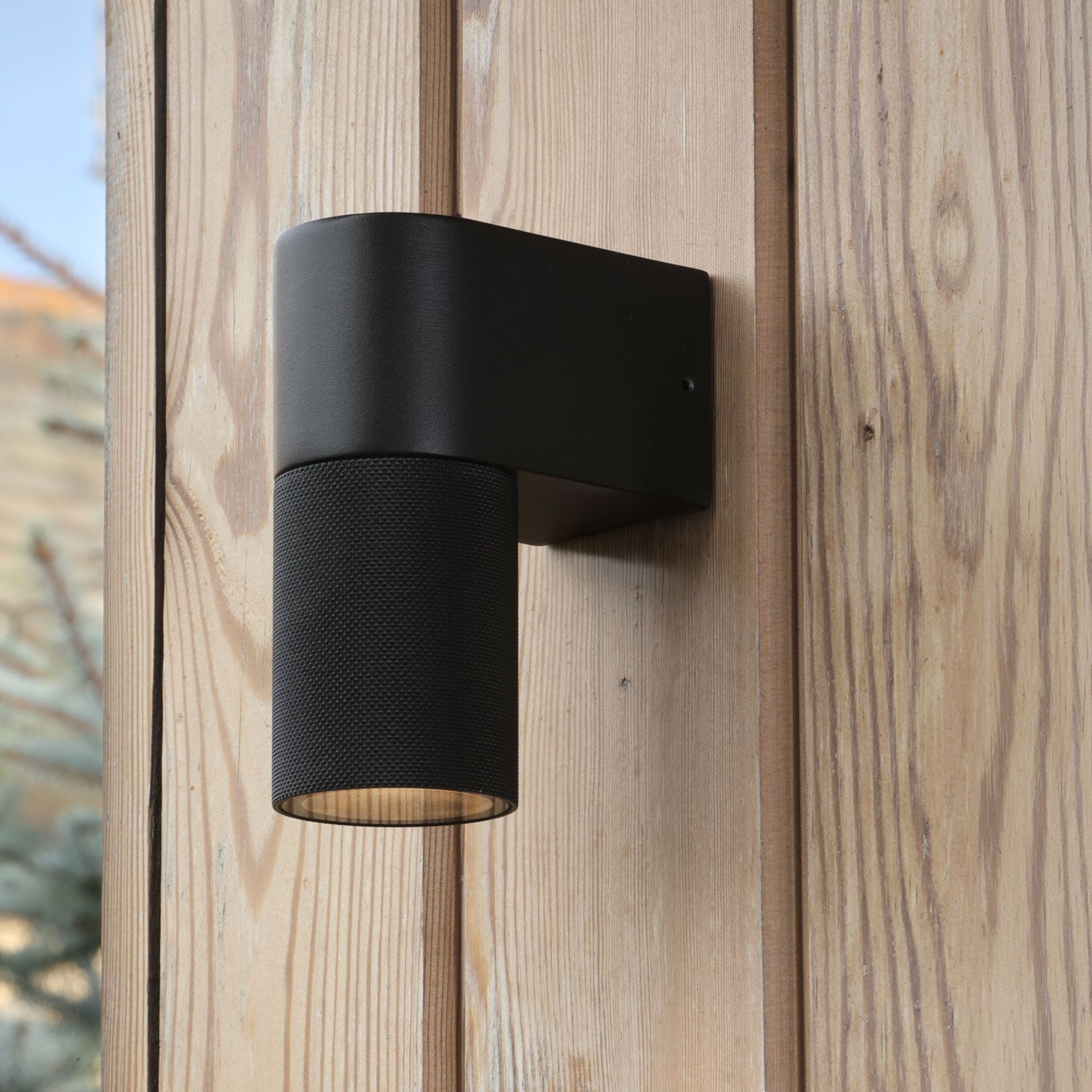 Obi Outdoor Wall Light Matt Black IP54