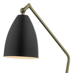 Olly Task Table Lamps Antique Brass Black