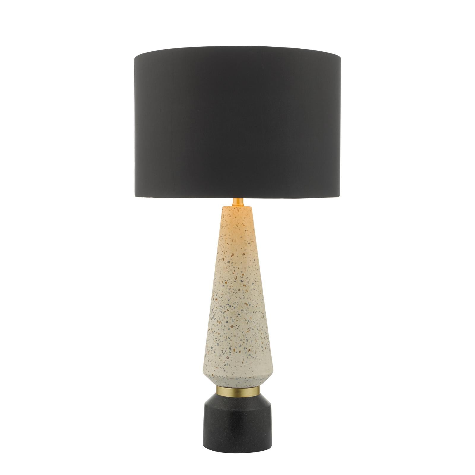 Onora Table Lamps White & Black With Shade