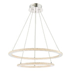 Orion 2 Ring Pendant Polished Chrome LED