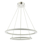 Orion 2 Ring Pendant Polished Chrome LED