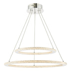 Orion 2 Ring Pendant Polished Chrome LED