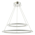 Orion 2 Ring Pendant Polished Chrome LED