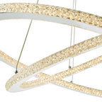 Orion 2 Ring Pendant Polished Chrome LED