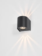 Architectural wall light with dual beam lighting