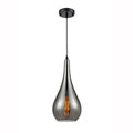 Droplet Smoked Glass  Pendant