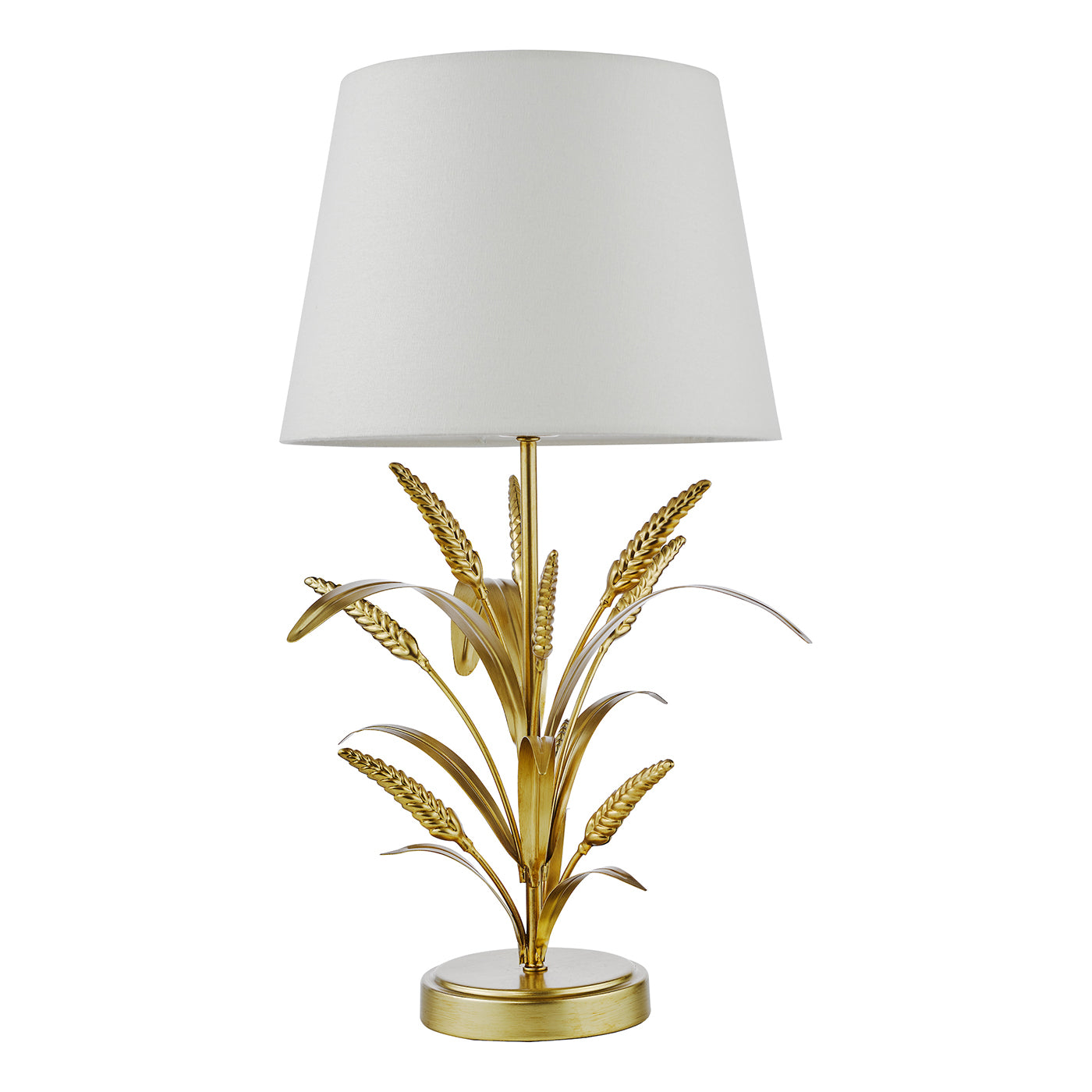 Phaedra Table Lamp Gold With Shade