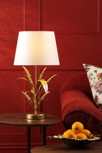 Phaedra Table Lamp Gold With Shade