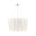 Phillipa 3 Light Pendant White Ceramic