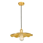 Piper 1 Light Single Pendant Gold Leaf