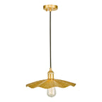 Piper 1 Light Single Pendant Gold Leaf