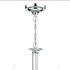 Pique 5 Light Polished Chrome Clear Crystal Detail