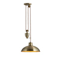 Polka Adjustable Pendant Light - Antique Brass