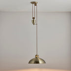 Polka Adjustable Pendant Light - Antique Brass