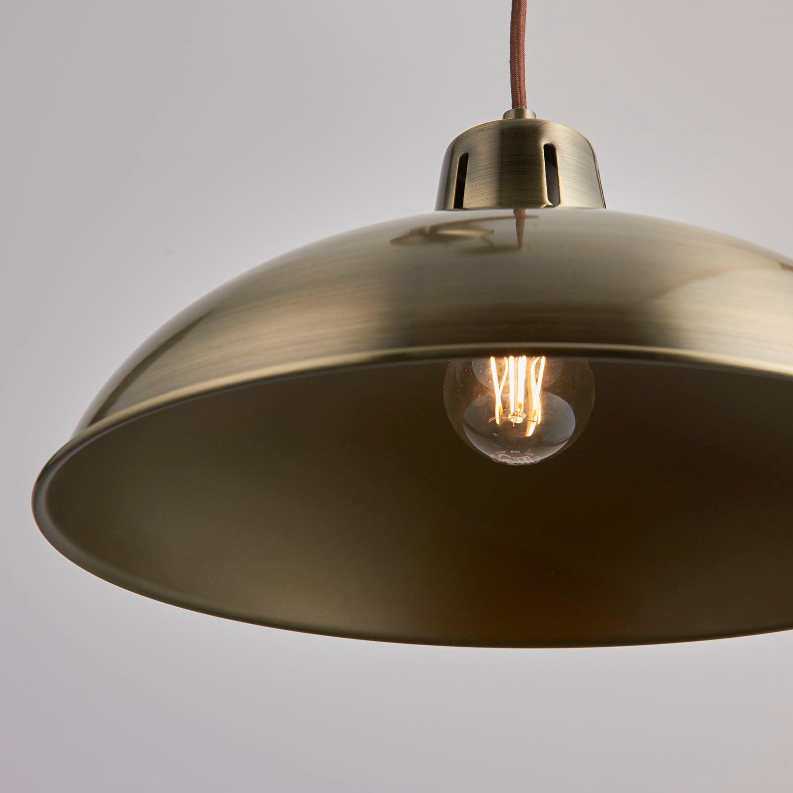 Polka Adjustable Pendant Light - Antique Brass
