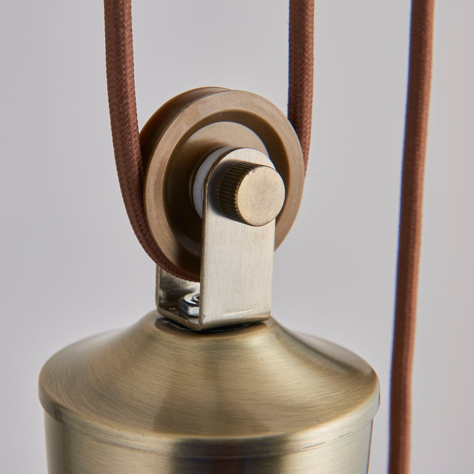 Polka Adjustable Pendant Light - Antique Brass