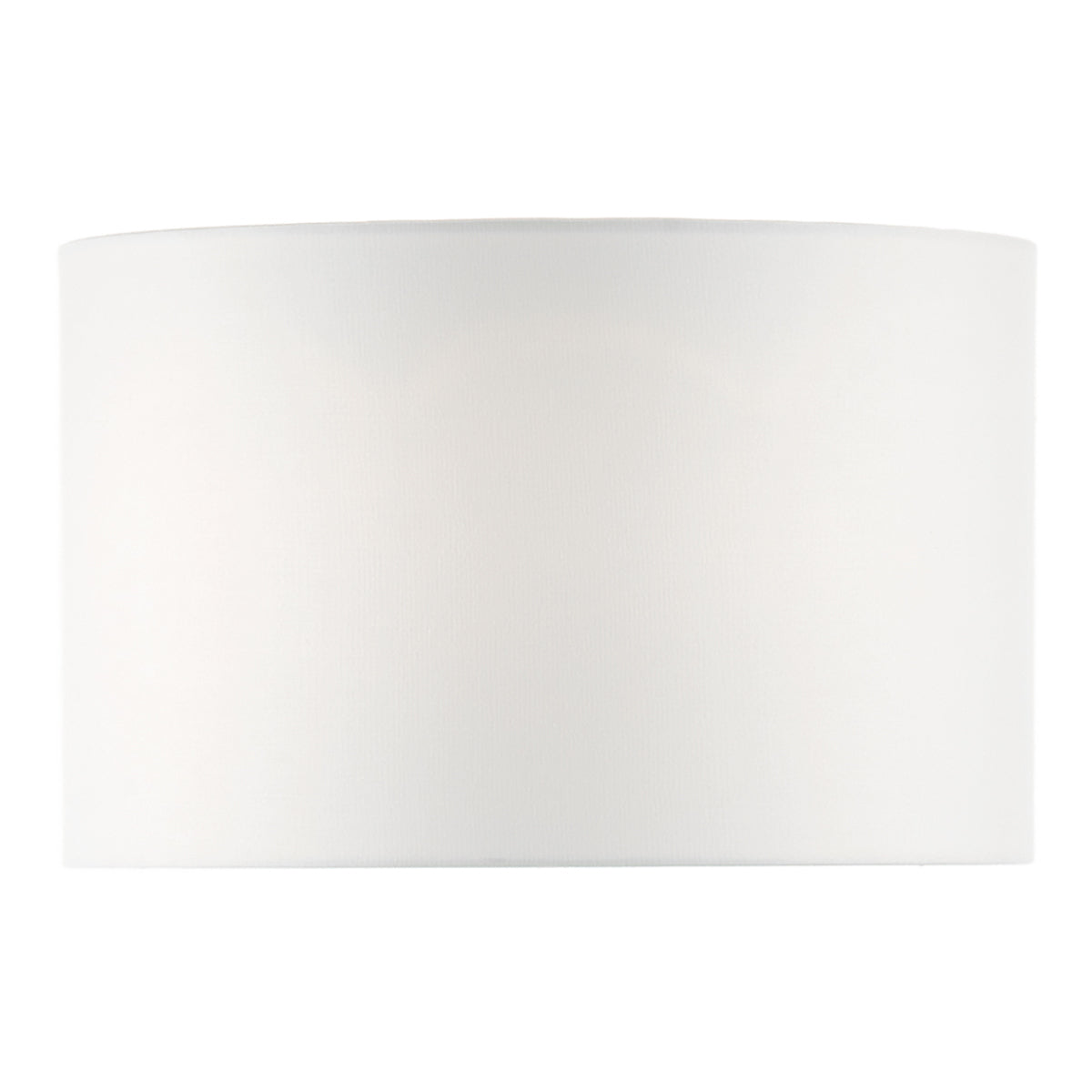 Pyramid White Linen Drum Shade 46cm