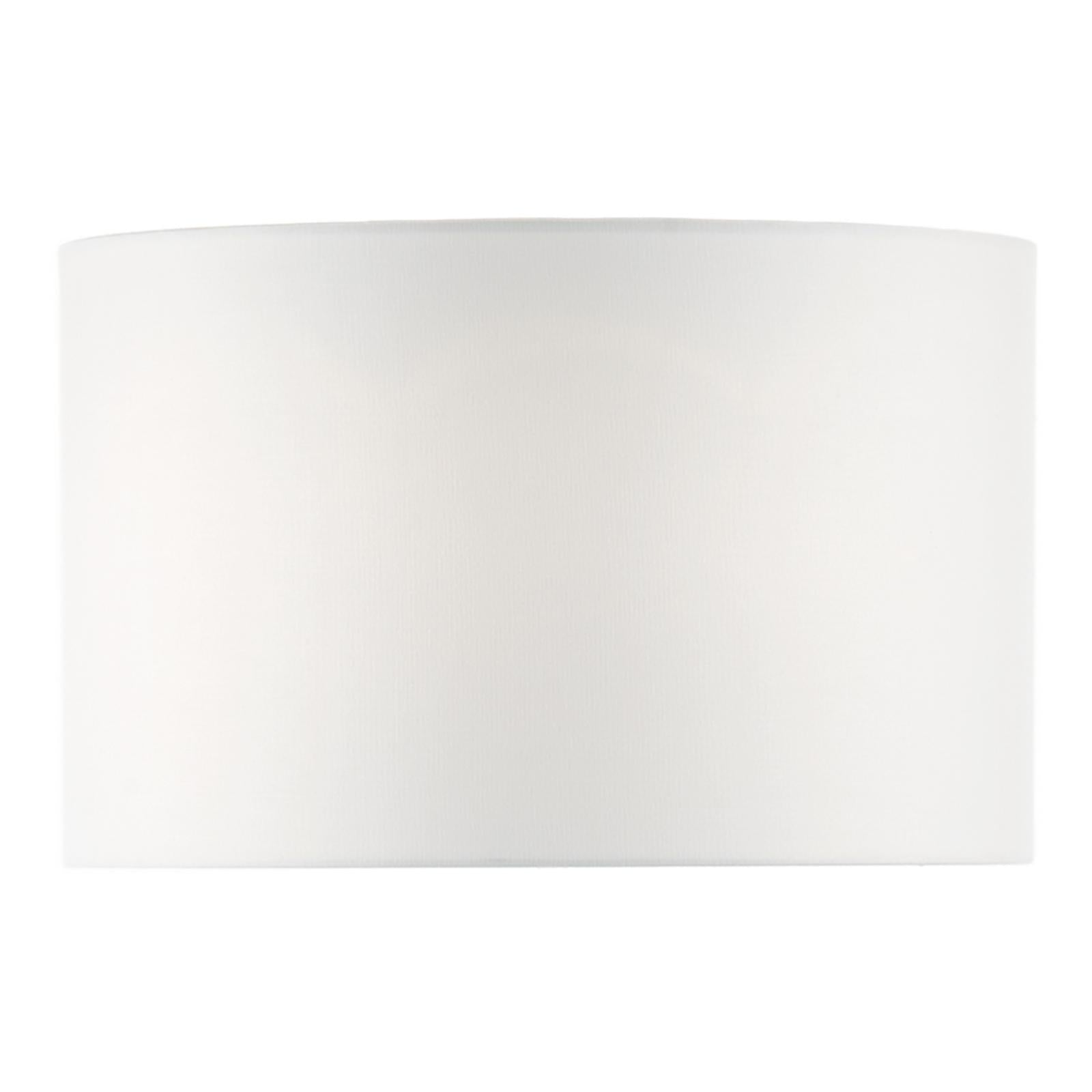 Pyramid White Linen Drum Shade 46cm