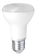 E27 8W R63 Opal Spotlight Bulb 3000k Warm White Dimmable