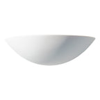Radius Ceramic Wall Washer White Unglazed