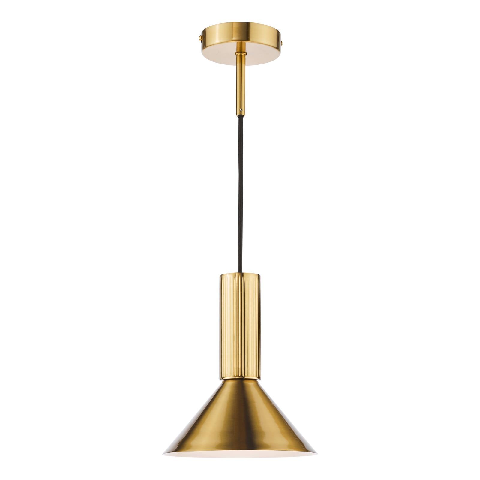 Ragnar Pendant/Wall Light Natural Brass