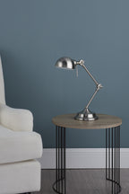 Ranger Task Table Lamps Satin Chrome