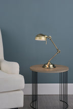 Ranger Task Table Lamps Antique Brass