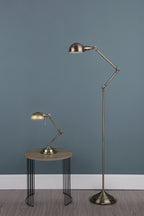 Ranger Task Table Lamps Antique Brass