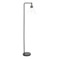 Ray Floor Lamps Antique Brass and Glass 1