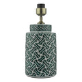 Reese Table Lamps Green Print Base Only