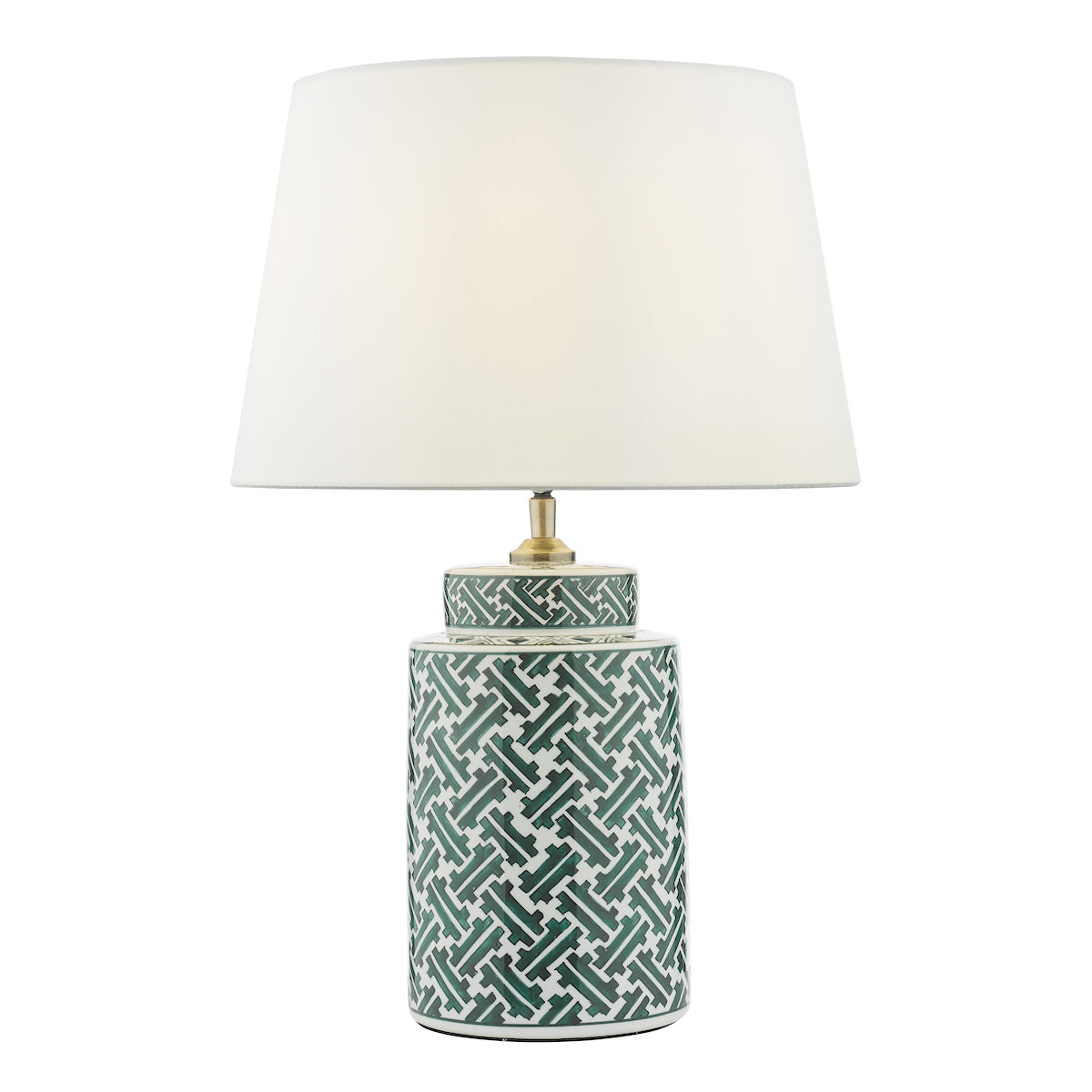 Reese Table Lamps Green Print Base Only