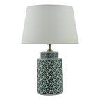 Reese Table Lamps Green Print Base Only