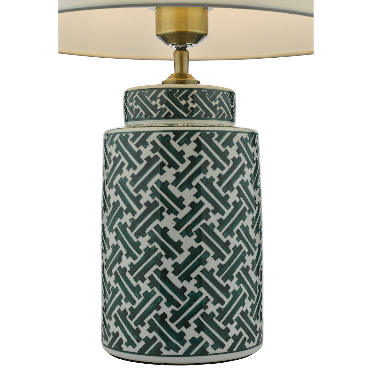Reese Table Lamps Green Print Base Only